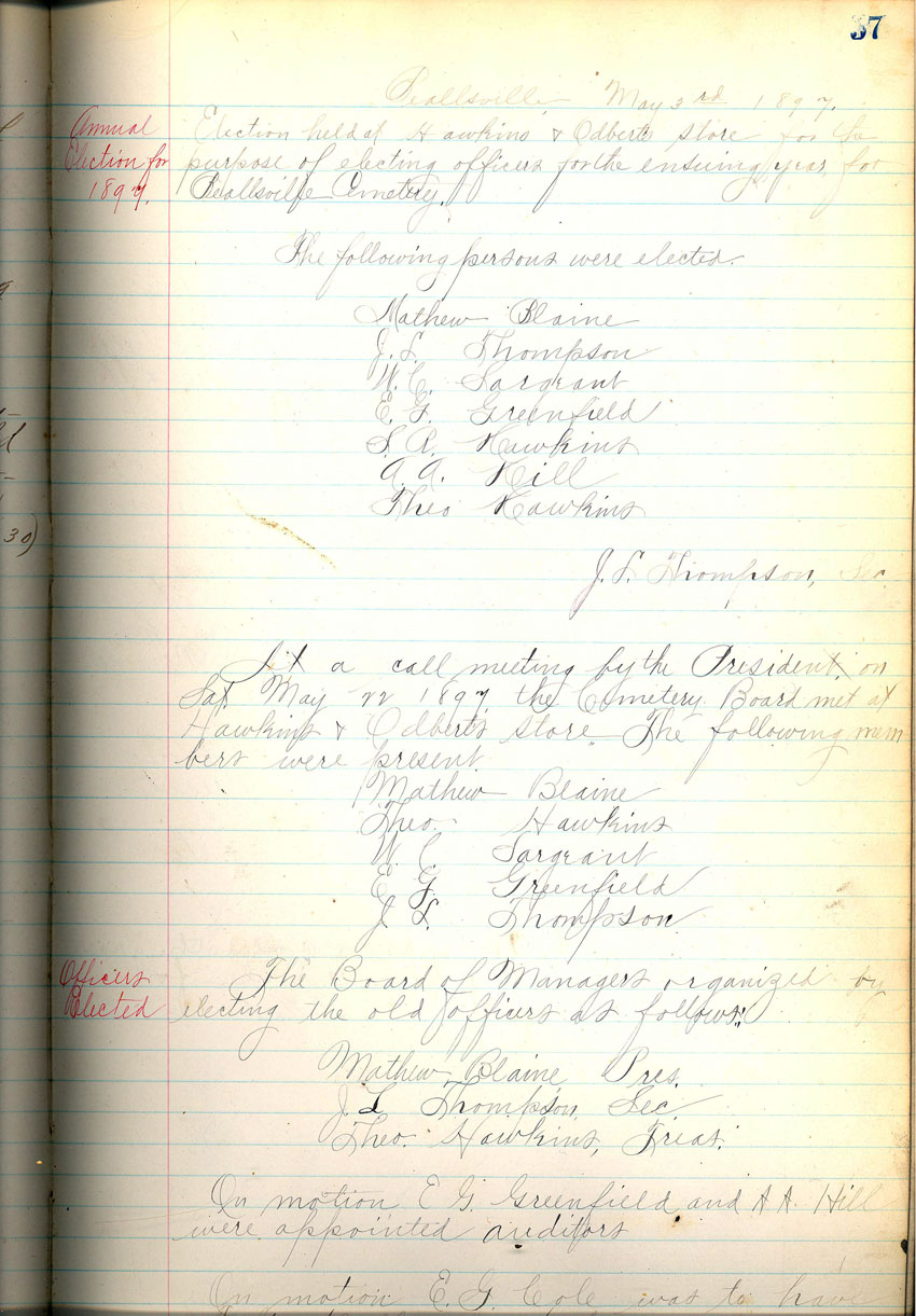 minute book